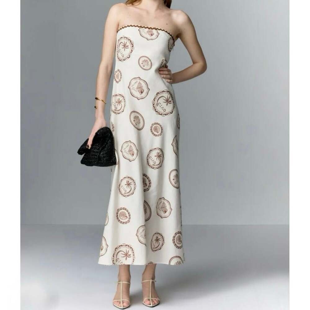 KIVARI Ciao Strapless Maxi Dress Size 6